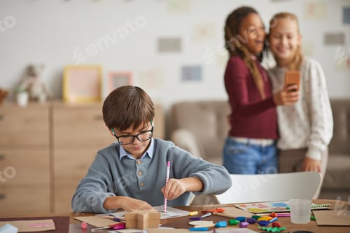 Preview: Boy in Art and Craft Class