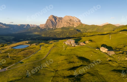 Preview: Sunrise in the Dolomites mountains
