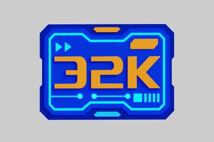 Preview: Blue 32K Logo