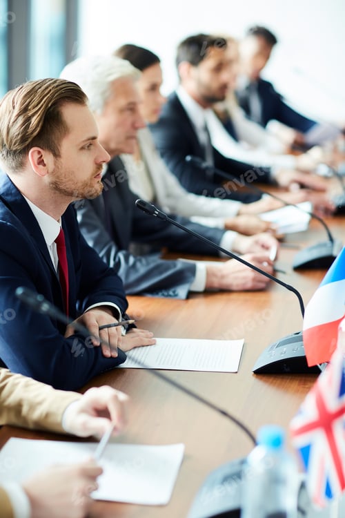 Preview: Official representatives at meeting
