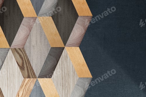 Preview: Modern textured wood background vector