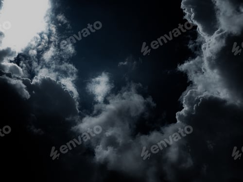 Preview: Cloud storm sky dark rain lightning thunder stoumy
