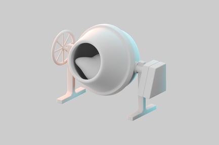 Preview: Simplified concrete mixer machine