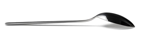 Preview: Cutlery dessert spoon isolated on white background
