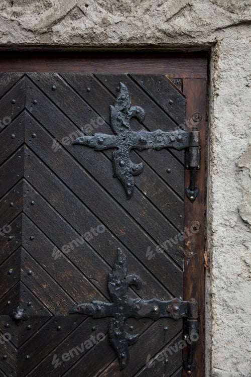 Preview: Part of old medieval door
