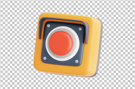 Preview: Emergency Button 3D Icon