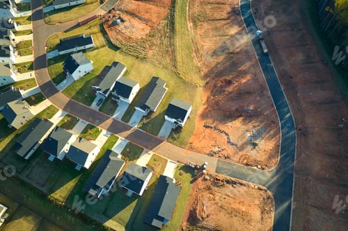 Preview: Ground prepared for building of new residential houses in South Carolina