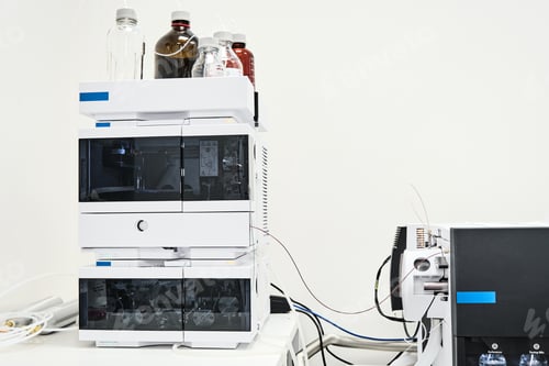 Preview: LC-MS system with qTOF mass spectrometer in chemical laboratory