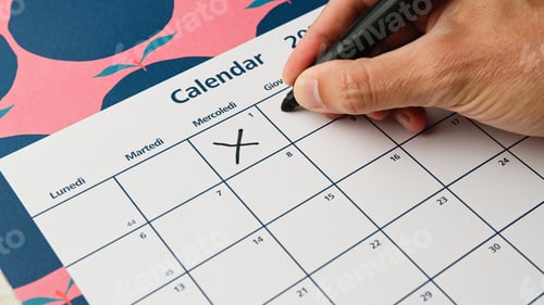 Preview: Crossing Off Days On Calendar