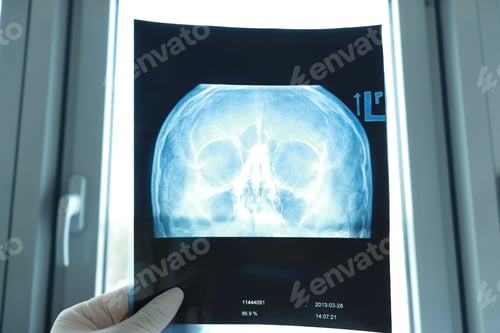 Preview: X-ray of the head and eye socket
