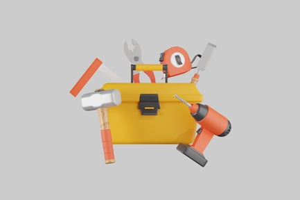 Aperçu: Boîte à outils avec outils