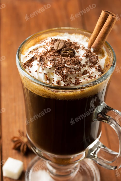 Preview: cup of coffee on wood