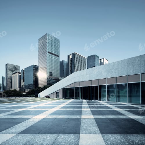 Preview: empty brick road