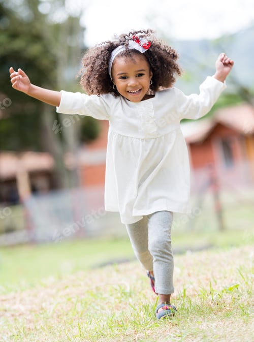 Preview: Happy Little Girl Having Fun At The Park