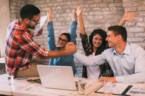 Preview: Good news young team in the office