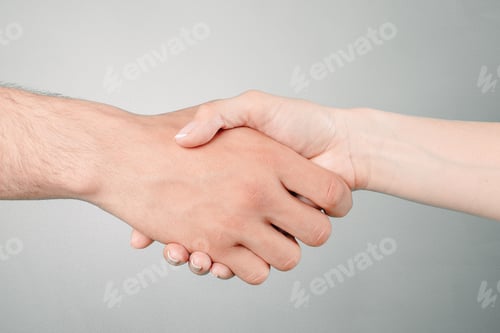 Preview: Shaking hands of two people