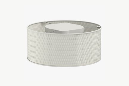Preview: Woven Drum Ceiling Light - Scandinavian Style
