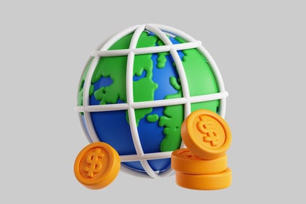 Предпросмотр: Глобальные финансы, экономика, мировой глобус