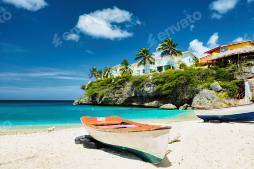 Preview: Playa Lagun Beach Cliff Curacao, Lagun Beach Curacao a small island in the Caribbean