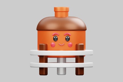 Preview: Cute turtle cartoon character sculpture