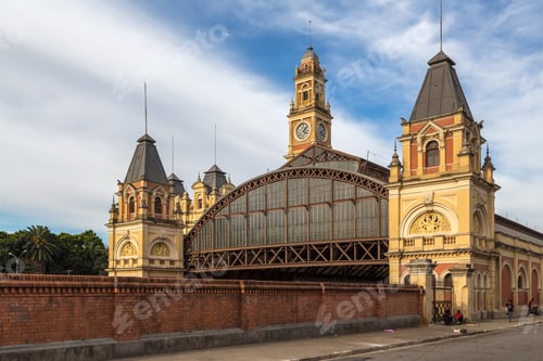Preview: Sao Paulo, Brazil - August 31: External Panorama Of Luz Station In August 31, 2013 In Sao Paulo
