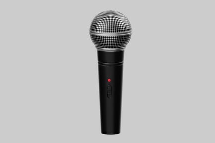 Preview: Studio microphone with metallic grille