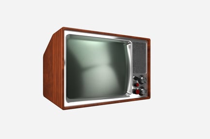 Preview: CRT Television 90s 3D Illustration