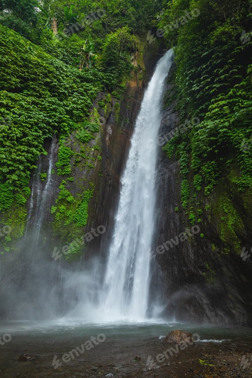 Preview: Air Terjun Munduk waterfall. Bali island, Indonesia.