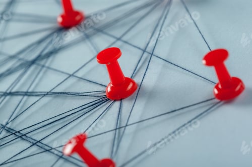 Preview: Network with pins