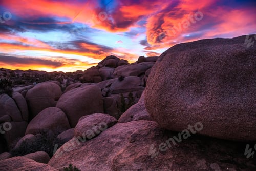 Preview: Boulder Sunset View, Joshua Tree National Park, California