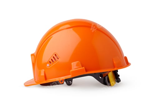 Preview: Construction Helmet Isolated on White Background