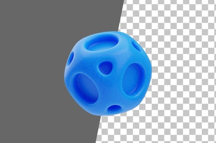 Preview: Perforated Sphere 3D Icon