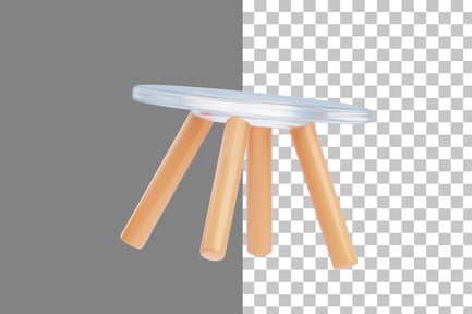 Preview: Glass Table 3D Icon