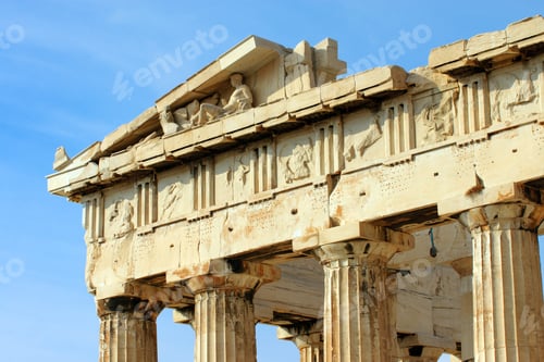 Preview: Detail of the Parthenon in Athen