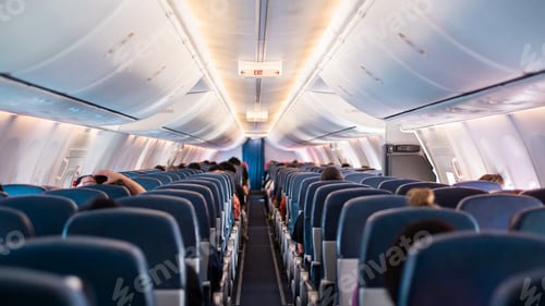 Preview: Background of airplane seats