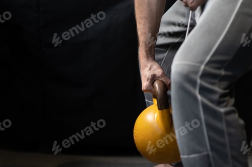 Preview: At home gym including kettlebell weights