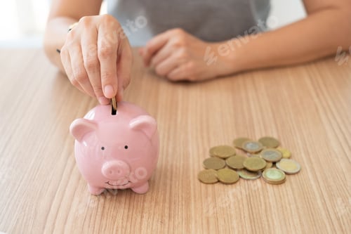 Preview: Saving Money with a Piggy Bank at Home