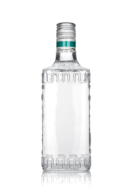 Preview: Bottle of silver tequila