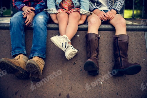 Preview: Group of Kids Fashionable Cute Adorable Concept