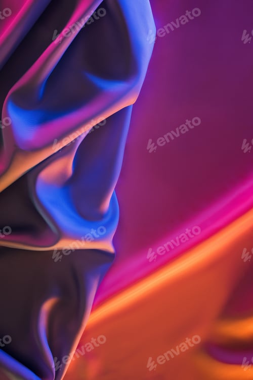 Preview: blue and pink shiny silk fabric background