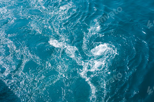 Preview: Ocean wave water background, Abstract blue sea water.