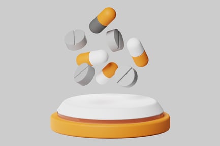 Preview: Medicine pills and capsule assortment