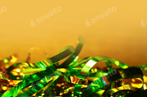 Preview: Tinsel Background For Christmas, Happy New Year