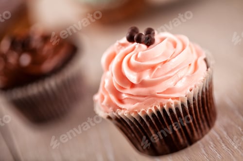 Preview: Selection of Colored Cupcakes