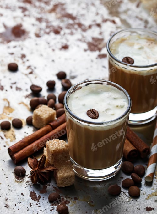 Preview: Ice coffee with cream
