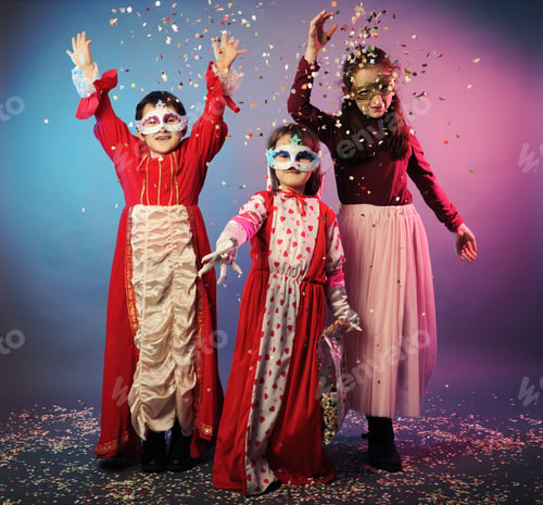 Preview: Funny carnival portrait