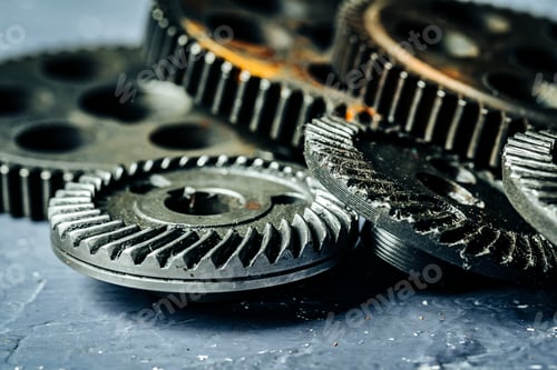 Preview: Gears from an old industrial machine