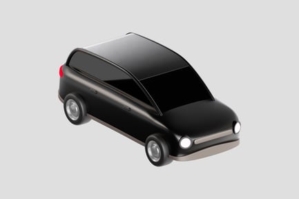 Preview: 3D Black Modern Car