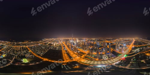 Preview: Dubai Downtown skyline, United Arab Emirates or UAE. Urban city.
