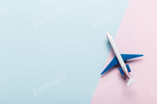 Preview: Miniature airplane travel theme